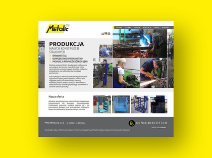 Metalic - produkcja konstrukcji stalowych
